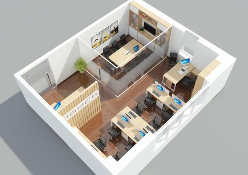 Thiết kế nội thất văn phòng làm việc trọn gói