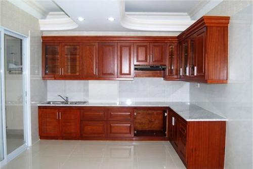 Tổng hợp những mẫu tủ bếp gỗ tự nhiên hiện đại