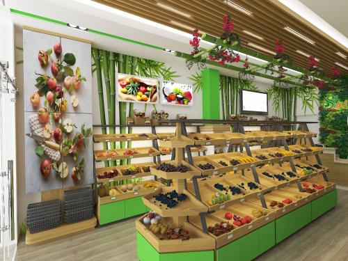 Tư vấn thiết kế và thi công nội thất shop trái cây
