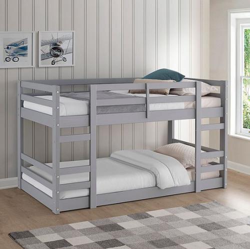 Giường tầng gỗ tự nhiên chắc chắn cho bé