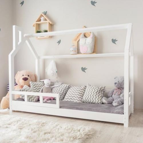 Thi công giường trẻ em cho phòng ngủ của bé theo mẫu đơn giản