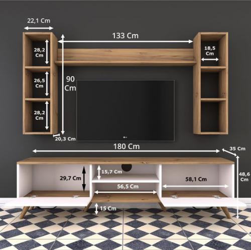 Kệ tivi với thông số kỹ thuật rõ ràng cho khách hàng dễ lựa chọn