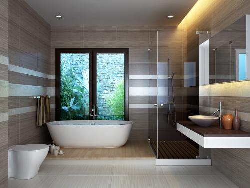 Thiết kế nội thất cho phòng tắm đơn giản phù hợp không gian nhỏ