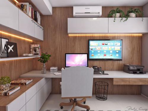 Thiết kế nội thất phòng làm việc trong gia đình
