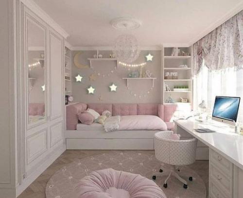 Nội thất phòng ngủ cho nữ đáng yêu