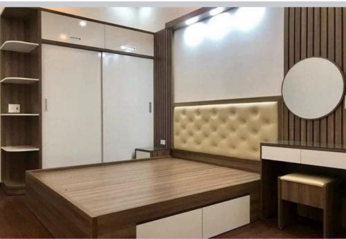 Thi công nội thất phòng ngủ trọn gói bằng gỗ công nghiệp