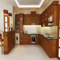 Tủ bếp gỗ tự nhiên TBTN17