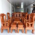 Bàn ghế gỗ phòng khách 01